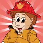 Firefighter Coloring Book for Children Learn to color firemen, firefighters and fire-equipment