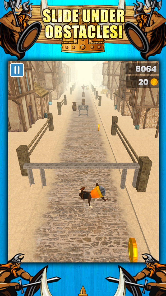 3D Viking Run Infinite Runner Game with Endless Racing by Parkour Fun Games FREE