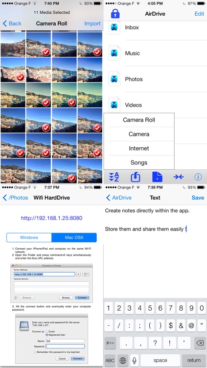 AirDrive - Connect your iPhone/iPad to your computer and use it as an external hard drive without iTunes screenshot-3