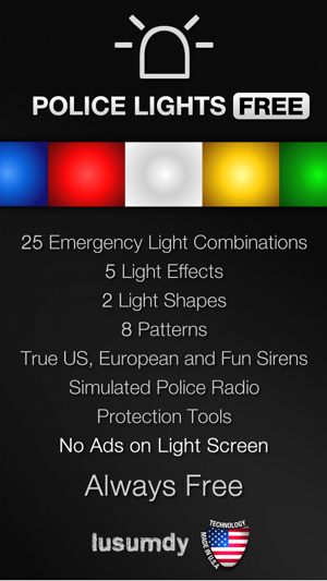 Police Lights Free(圖1)-速報App