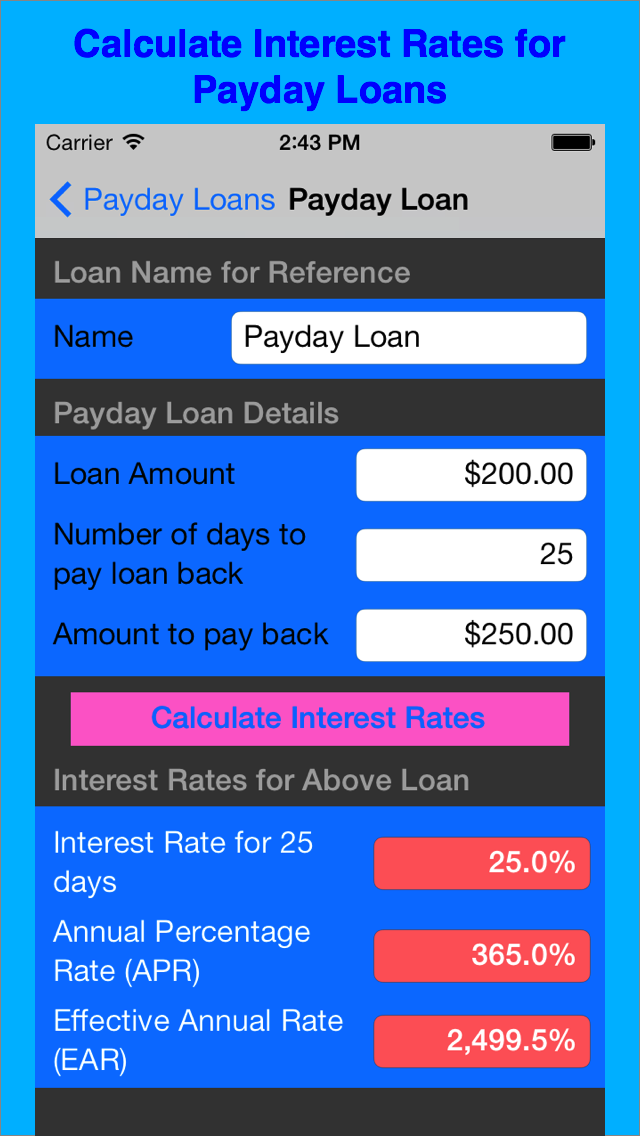 How to cancel & delete Payday Loan Interest from iphone & ipad 1