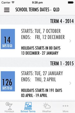 Australian Public Holidays screenshot 3