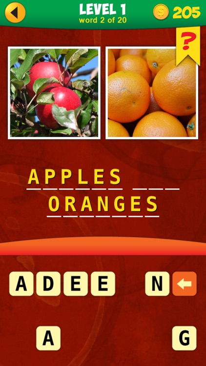 2 Pics 1 Phrase Word Game