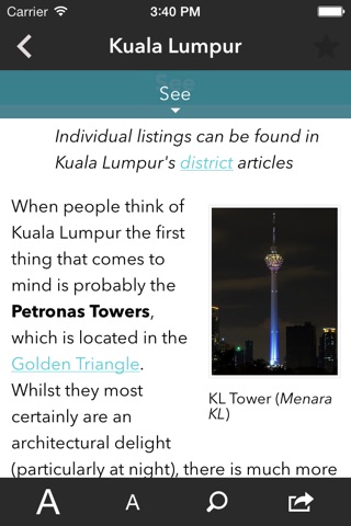 Malaysia Offline Travel Guide screenshot 3