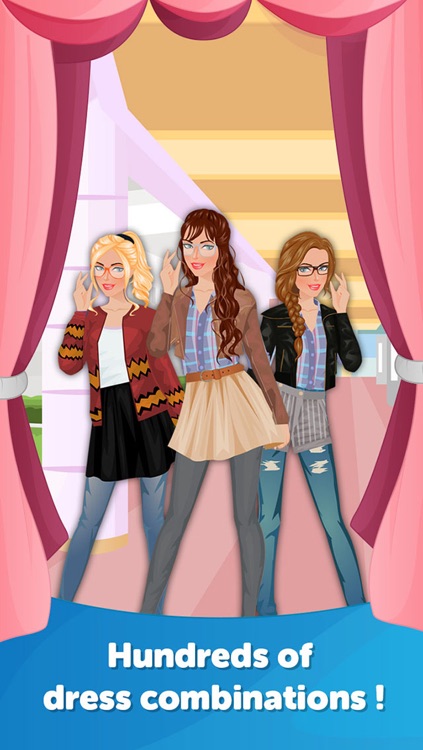 Nerd girl Dress Up-Fun Doll Makeover Game