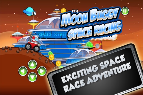 Moon Buggy Space Racing screenshot 2