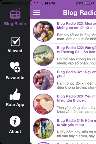 Blog Radio screenshot 2
