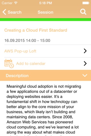 AWS Pop-up Loft screenshot 4