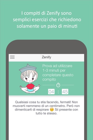Zenify - Meditation and Mindfulness Training Techniques for peace of mind, stress relief and focus screenshot 2