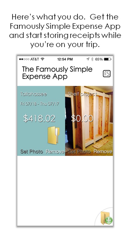Famously Simple Expense App