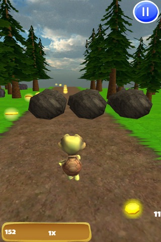 A Turtle Power Run: 3D Endless Runner Game - FREE Edition screenshot 2