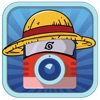 Manga Sticker Camera HD - Super Saiyan Goku Ninja Naruto Luffy One Piece Hair Edition - iPadアプリ