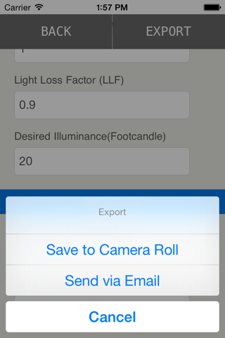 Light Calc Pro: Lighting Calculator for Lighting Designers screenshot 3