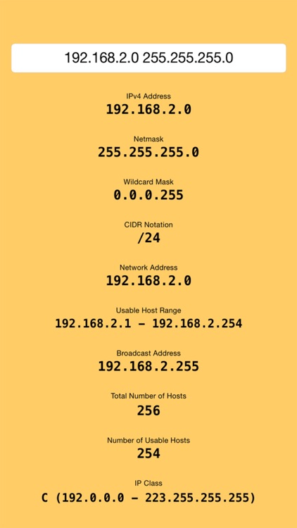 IP and Subnet Calculator