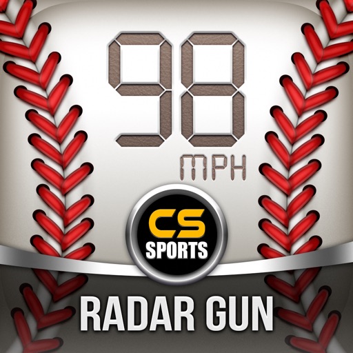 Baseball Speed Radar Gun Pro HD By CS Sports