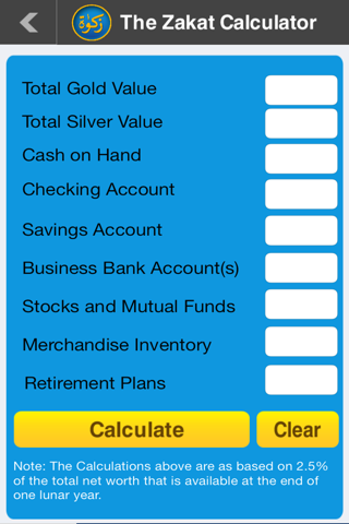 The Zakat Calculator screenshot 3