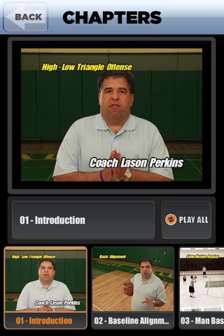 High-Low Triangle Offense: Attacking Man & Zone Defense - With Coach Lason Perkins - Full Court Basketball Training Instruction screenshot 2