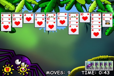 Spider Solitaire On Vacation screenshot 2