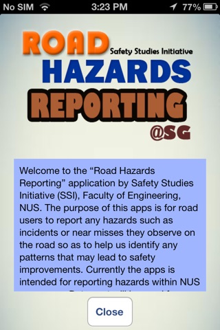 Road Hazards Reporting screenshot 2