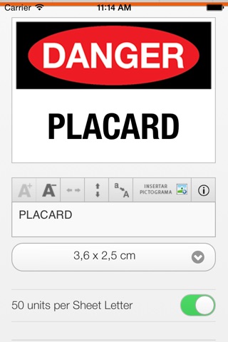 DANGER Placard & Sign screenshot 2