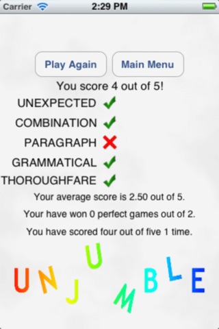 Anagram: Unjumble screenshot 4