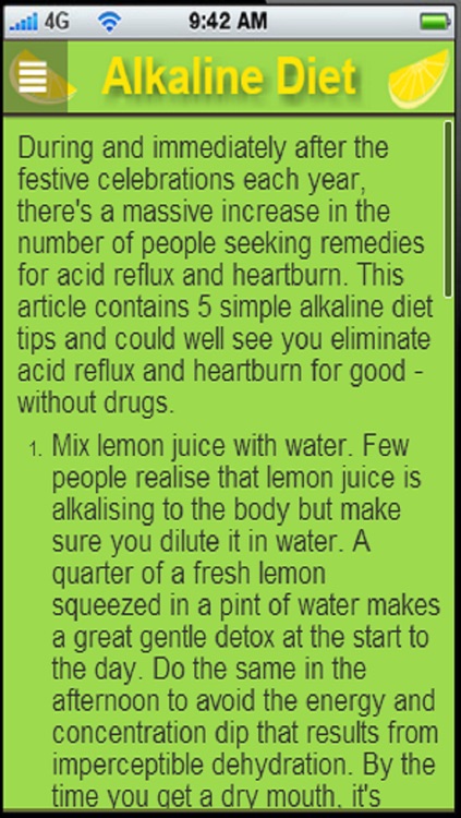 Alkaline Diet App:Also known as the alkaline ash diet and acid diet+ screenshot-4