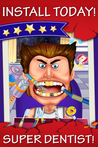 Super Hero Dentist - Little Tongue And Throat X-Ray Doctor Game For Kids screenshot 3