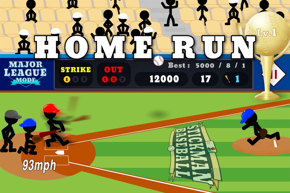 Stickman Baseball screenshot 3