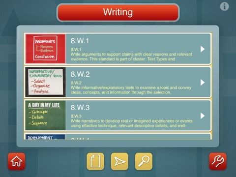 English Eighth Grade - Common Core Curriculum Builder and Lesson Designer for Teachers and Parents screenshot 3