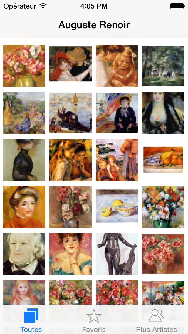 Screenshot #1 pour Renoir 237 œuvres HD 300M+