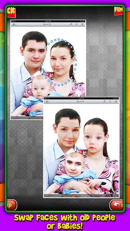 Face Swap : change faces with your friends on your camera photos
