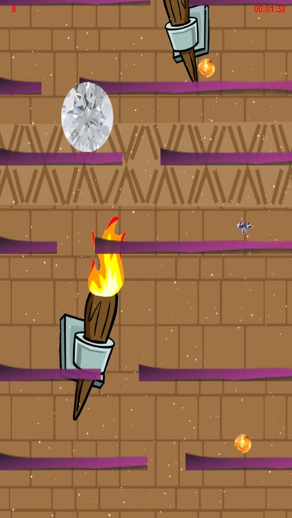 A Diamond Fall Down Free Classic Arcade Puzzle Games For Kids Mania screenshot-3