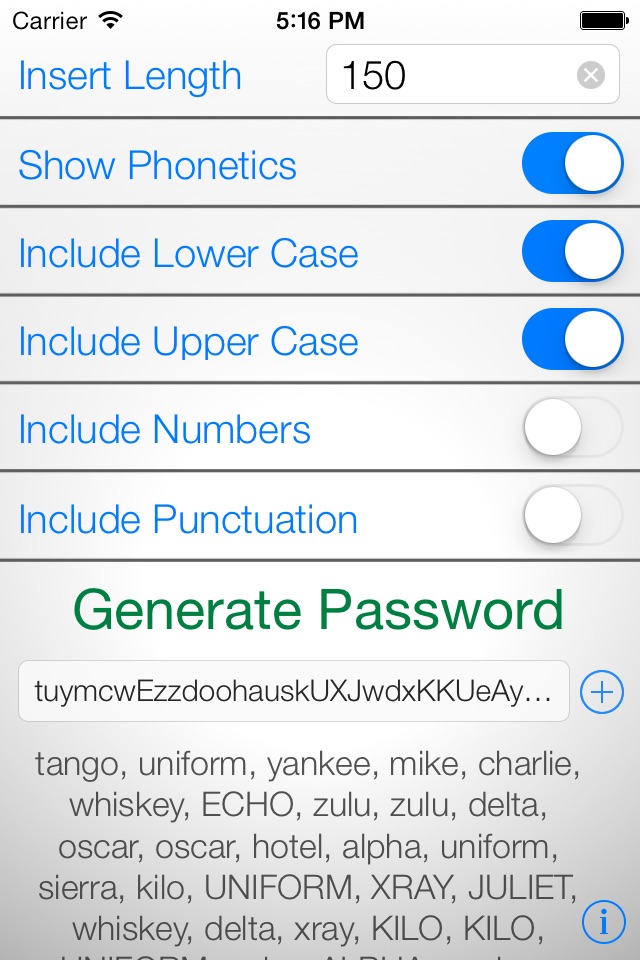 GeneratorPass screenshot 2