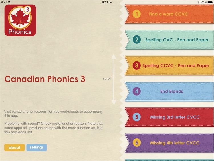 Canadian Phonics 3 - Consonant Blends, CVCC Words, Digraphs, Spelling