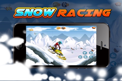 Snow Racing Lite screenshot 4