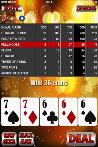 Gold And Fire Poker Casino - Dark Gambling With 6 Best FREE Poker Video Games screenshot 3