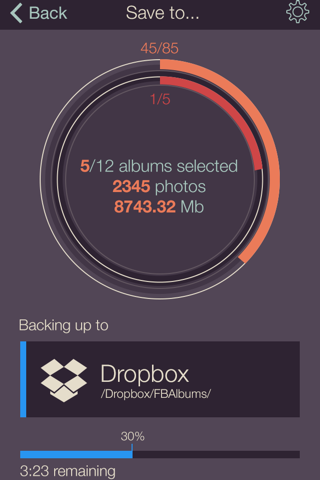 PikUp - Backup Social Photo screenshot 3