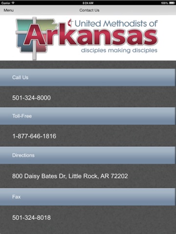 Arkansas UMC for iPad screenshot 4