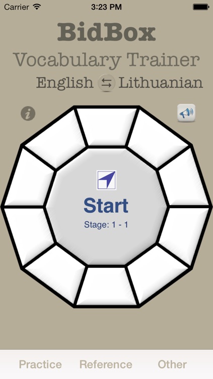 Vocabulary Trainer: English - Lithuanian