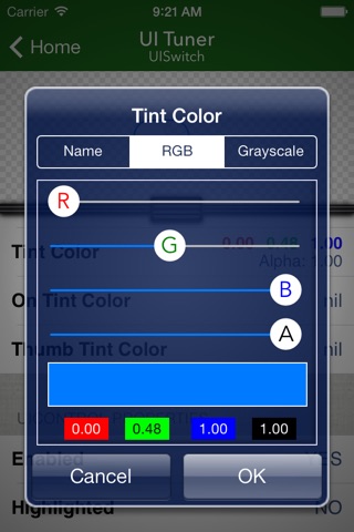 UI Tuner screenshot 2