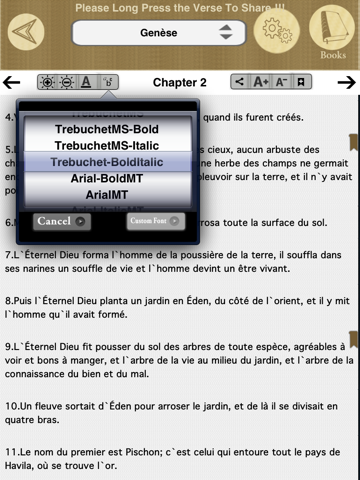 French Bible (La Bible) screenshot 2