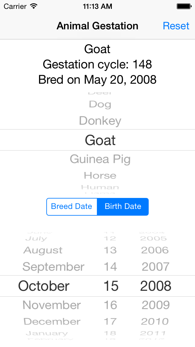 How to cancel & delete Animal Gestation from iphone & ipad 2