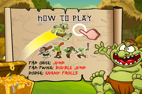 Clash of Trolls Lost Treasure of Troll Island: Find it if you can screenshot 2
