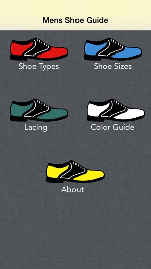 Men’s Shoe Guide