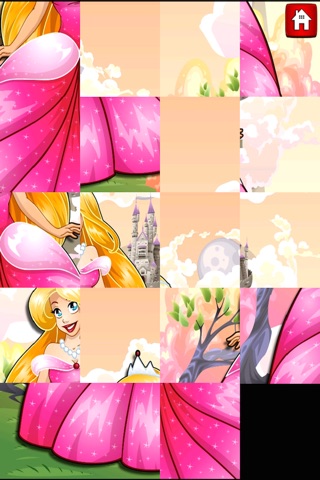 Fairy Tale Princess - Beautiful Picture Sliding Puzzle Free screenshot 3