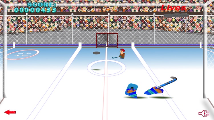 Block the puck - the hockey goalie real simulation game - Free Edition screenshot-3