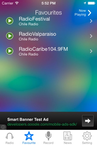 Chile Radio News Music Recorder screenshot 3