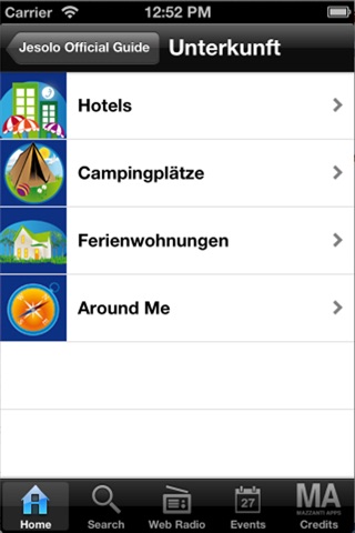 Jesolo Official Mobile Guide - deutsch version screenshot 2