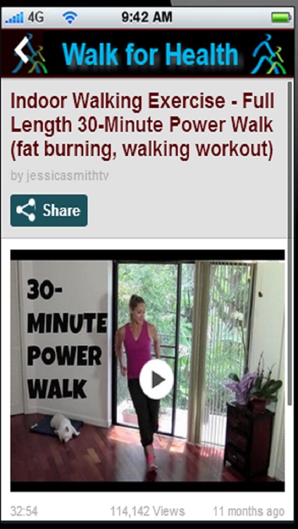 Walk for Health:Walking for Health Informational App+