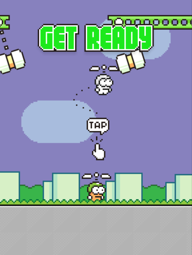 ‎Swing Copters Screenshot